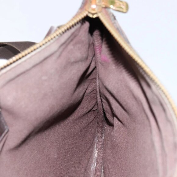 LOUIS VUITTON Damier Ebene Pochette Bosphore Shoulder Bag N51111 LV Auth 147014 - Picture 12 of 16